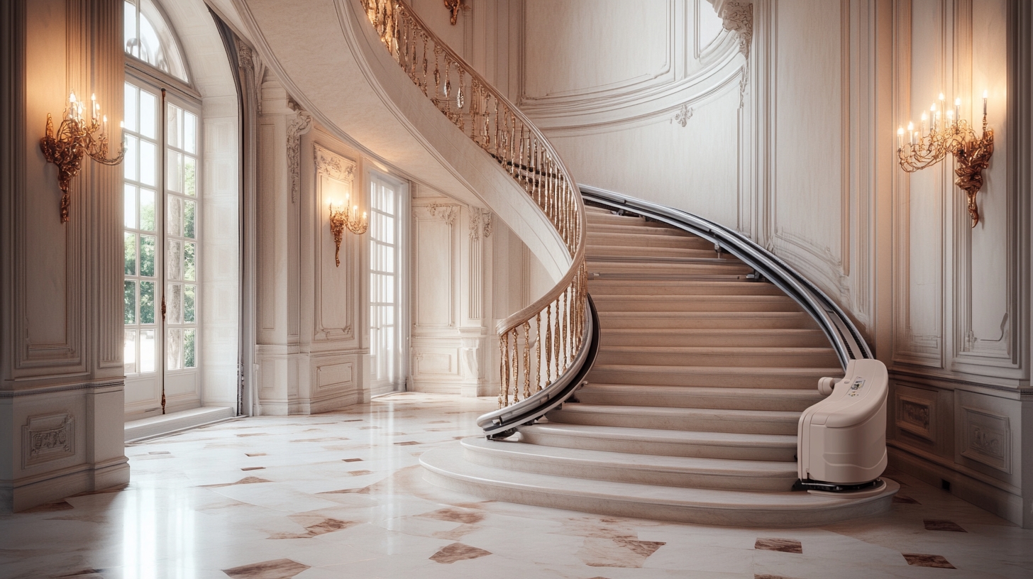 Monte-escalier — installation professionnelle