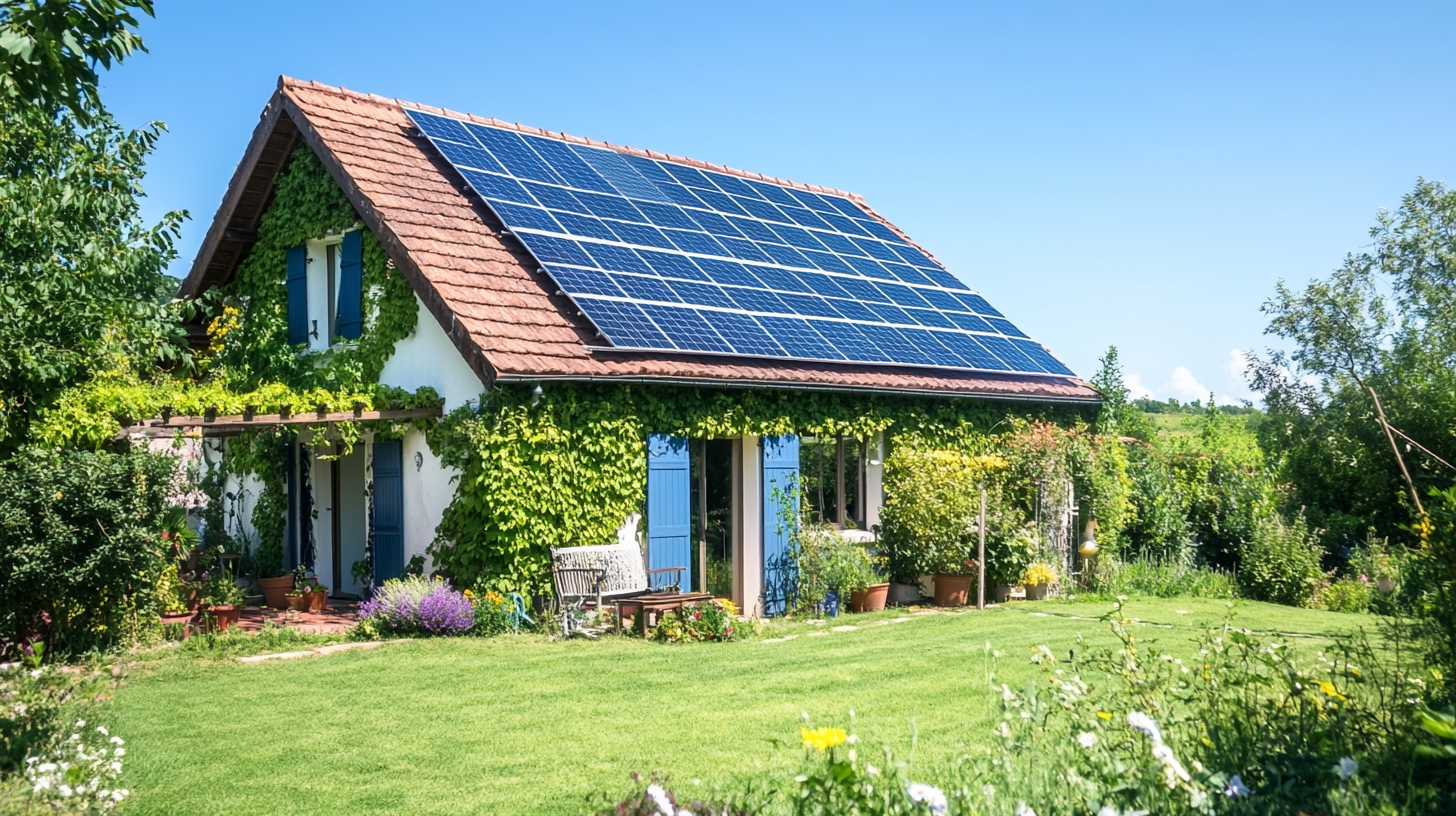 Panneaux photovoltaïques — installation professionnelle